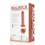 Vibrator realist RealRock rotativ de culoarea pielii 20-5 cm