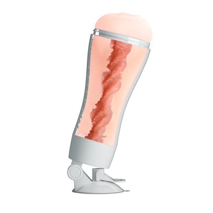 Masturbator vaginal Crazy Bull Flora cu 12 funcții, USB, 28 cm