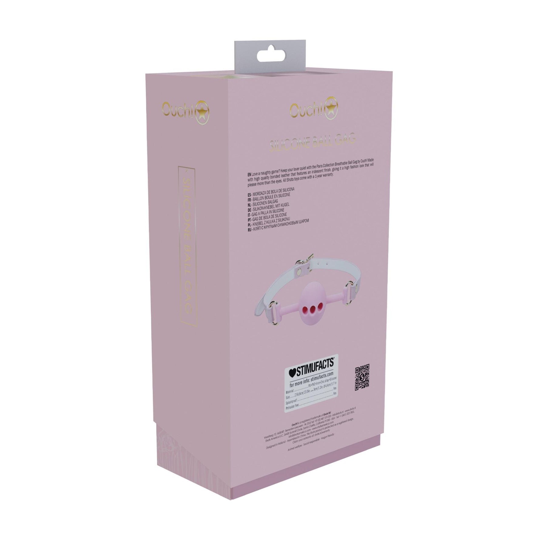 Botniță din silicon Paris Collection Au! Roz