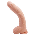 Dildo cu ventoasă Baile Beautiful Alex, culoarea pielii, 28 cm
