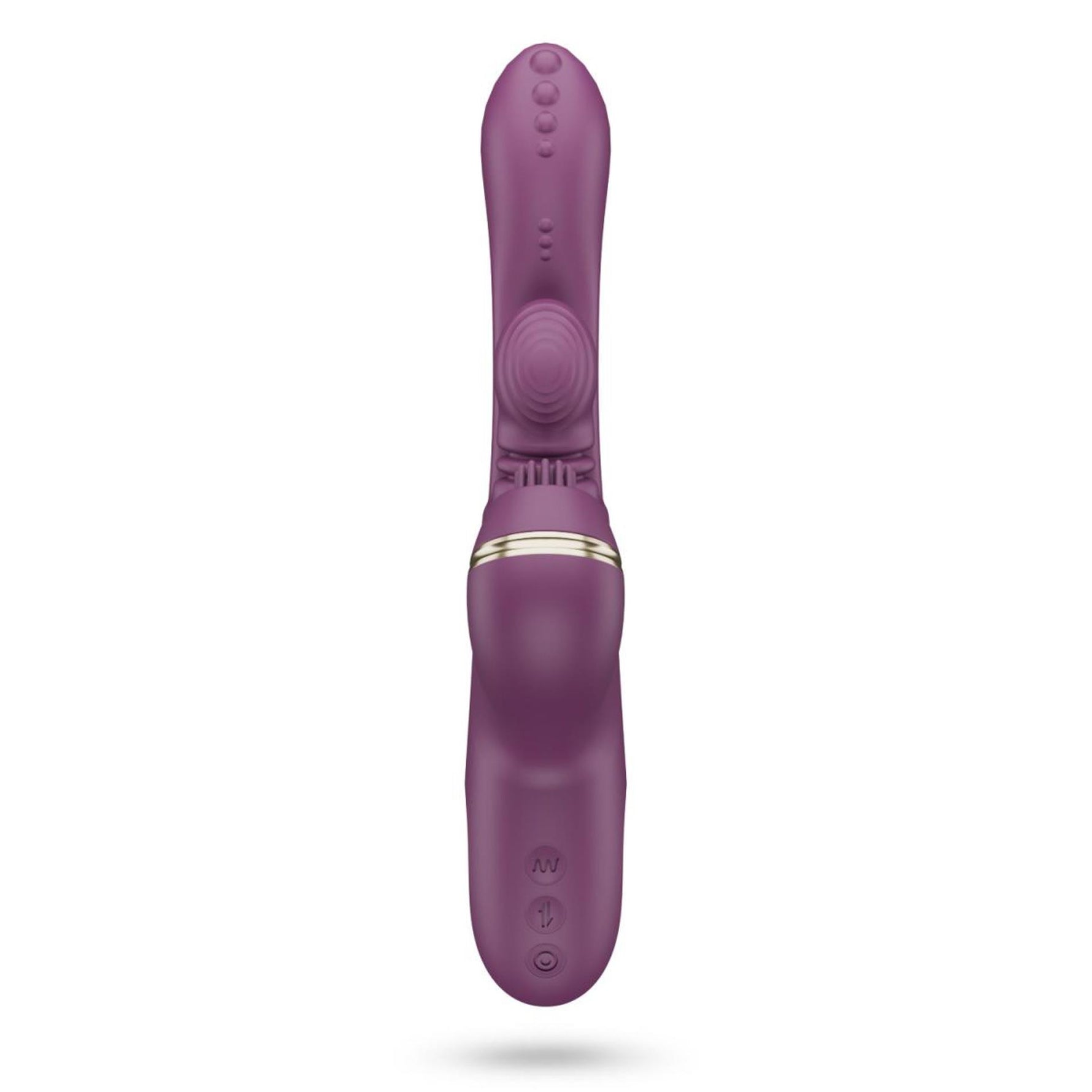 Vibrator Trio Tap EasyToys 3 în 1 cu aspect de iepuraș