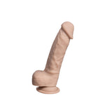 Dildo realist Silexd Real Skin Model 1 cu ouă 21 cm