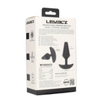 Dop anal vibrant din silicon Levelz M, negru, 12 cm