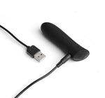 Vibrator Wonder Bullet So Divine din silicon, negru, USB, 9 cm