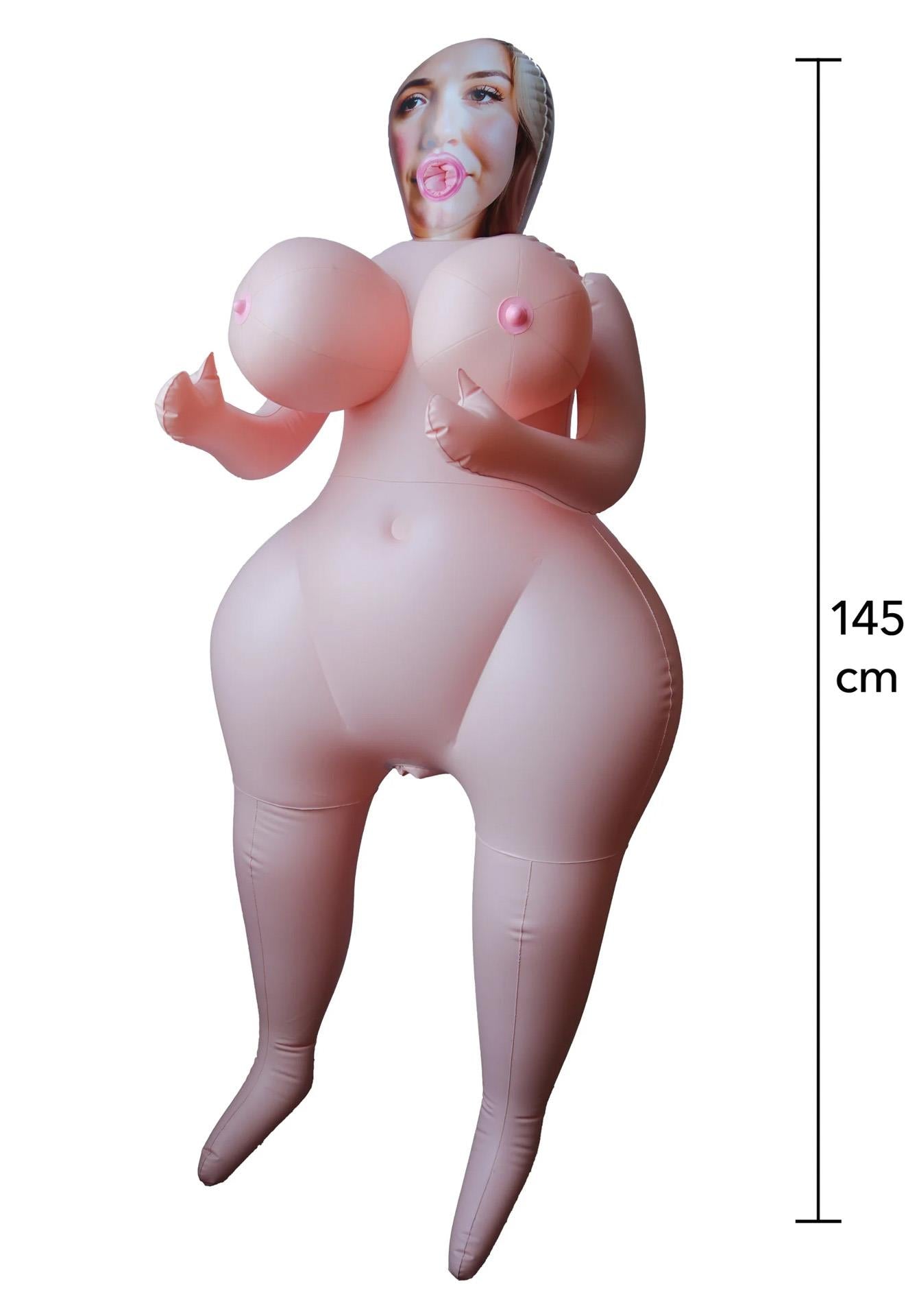 Păpușă gonflabilă Heavy Heather Hidden Desire 150 cm