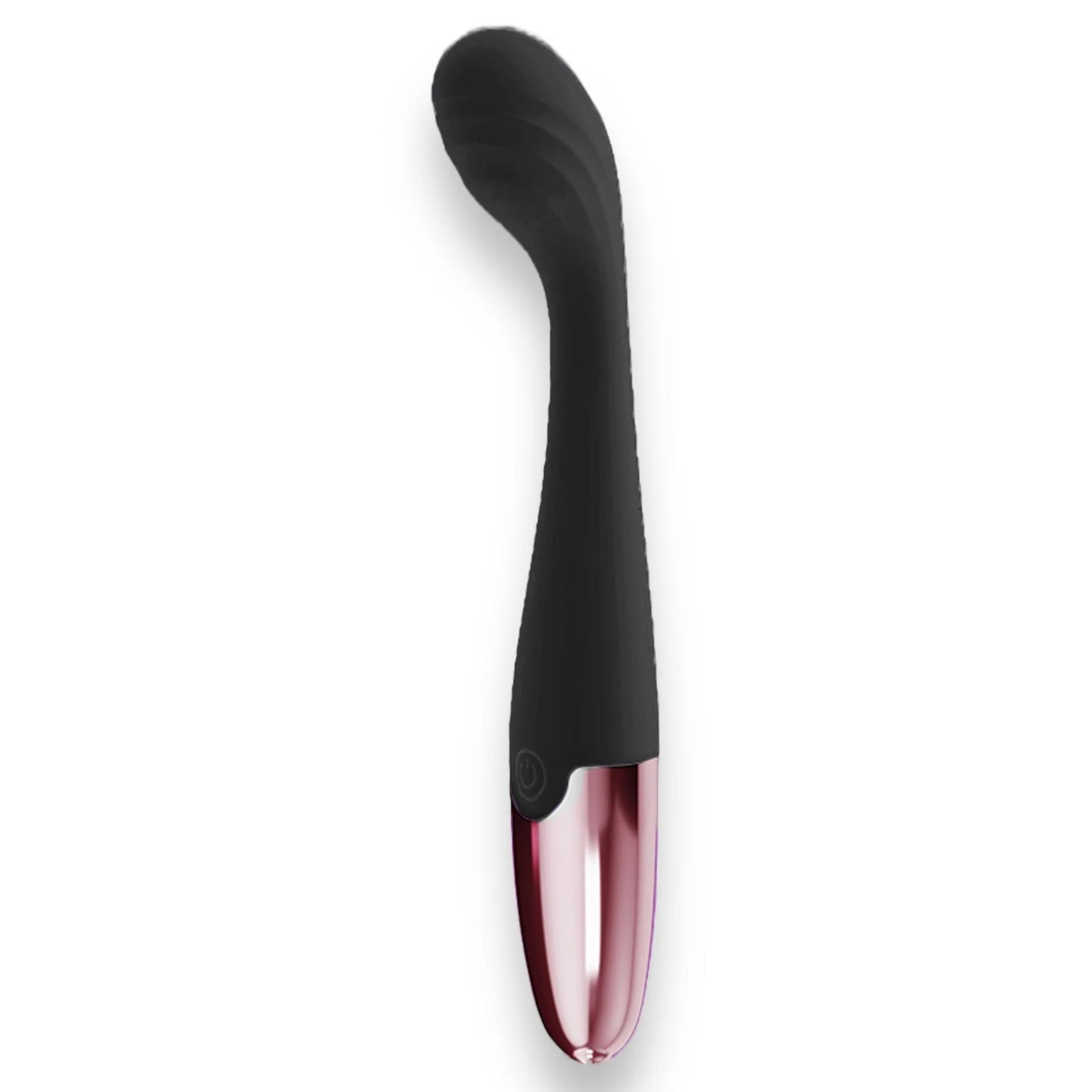 Vibrator pentru punctul G Power Escorts din silicon, negru, USB, 18 cm