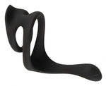 Inel pentru penis și testicule erecto cu stimulator de perineu din silicon