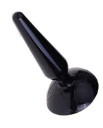 Plug anal cu ventuză Lovesecret, negru, 11 cm