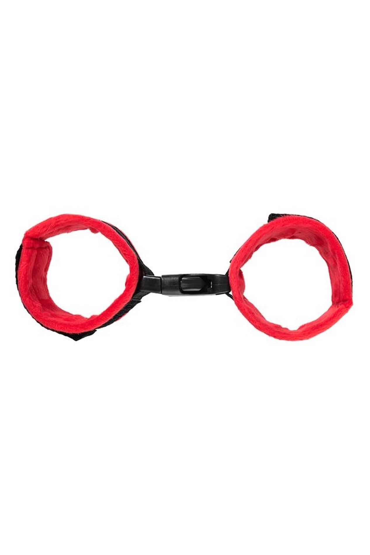 Manșete de gleznă Anonymo din catifea roșii 29 cm