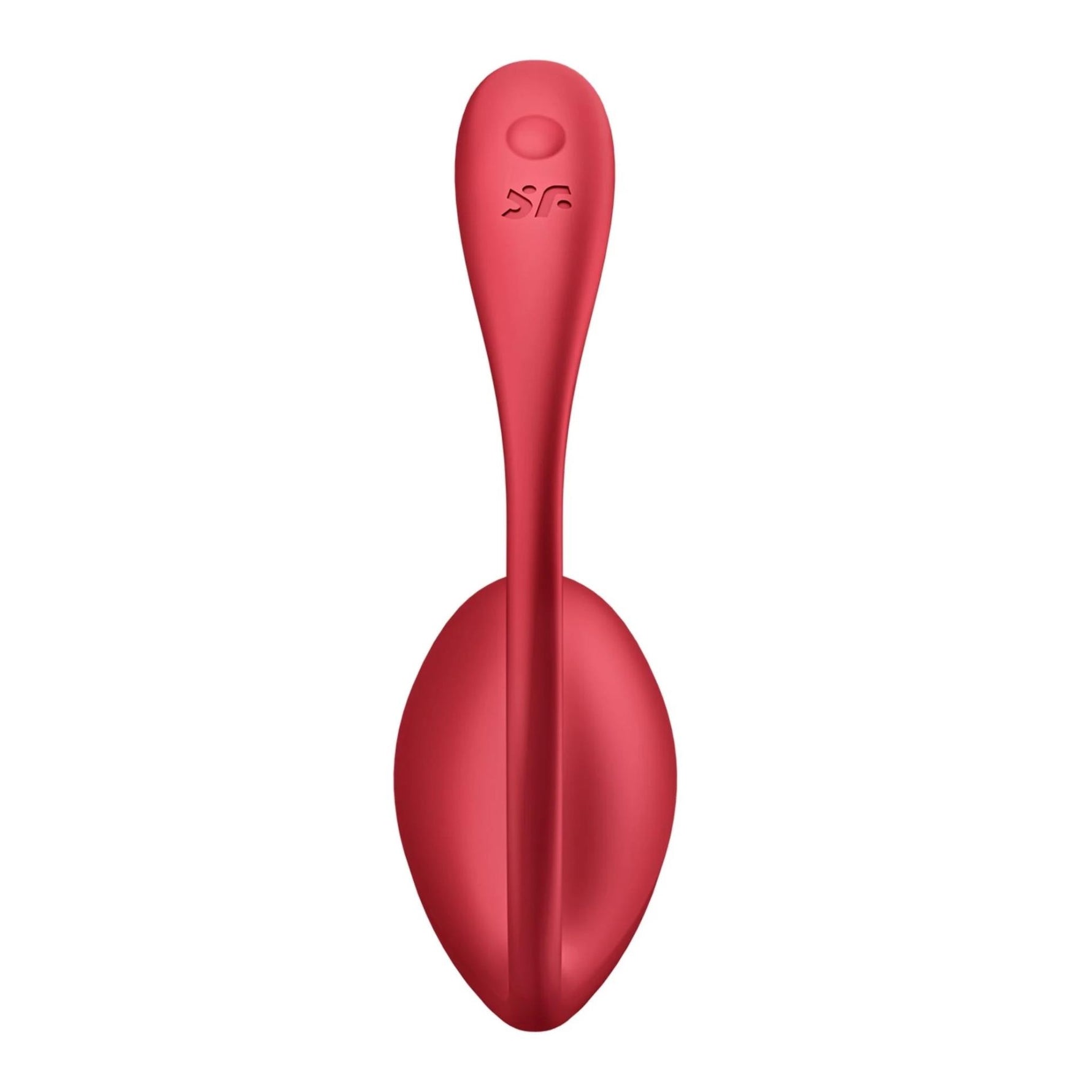 Ou vibrant Satisfyer Shiny Petal, roșu, cu aplicație