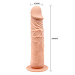 Dildo Baile Barbara cu vene de carne 19 cm