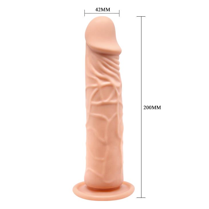 Dildo Baile Barbara cu vene de carne 19 cm