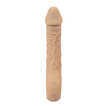Vibrator silicon Fantasy cu încălzire, 10 moduri USB, 22 cm