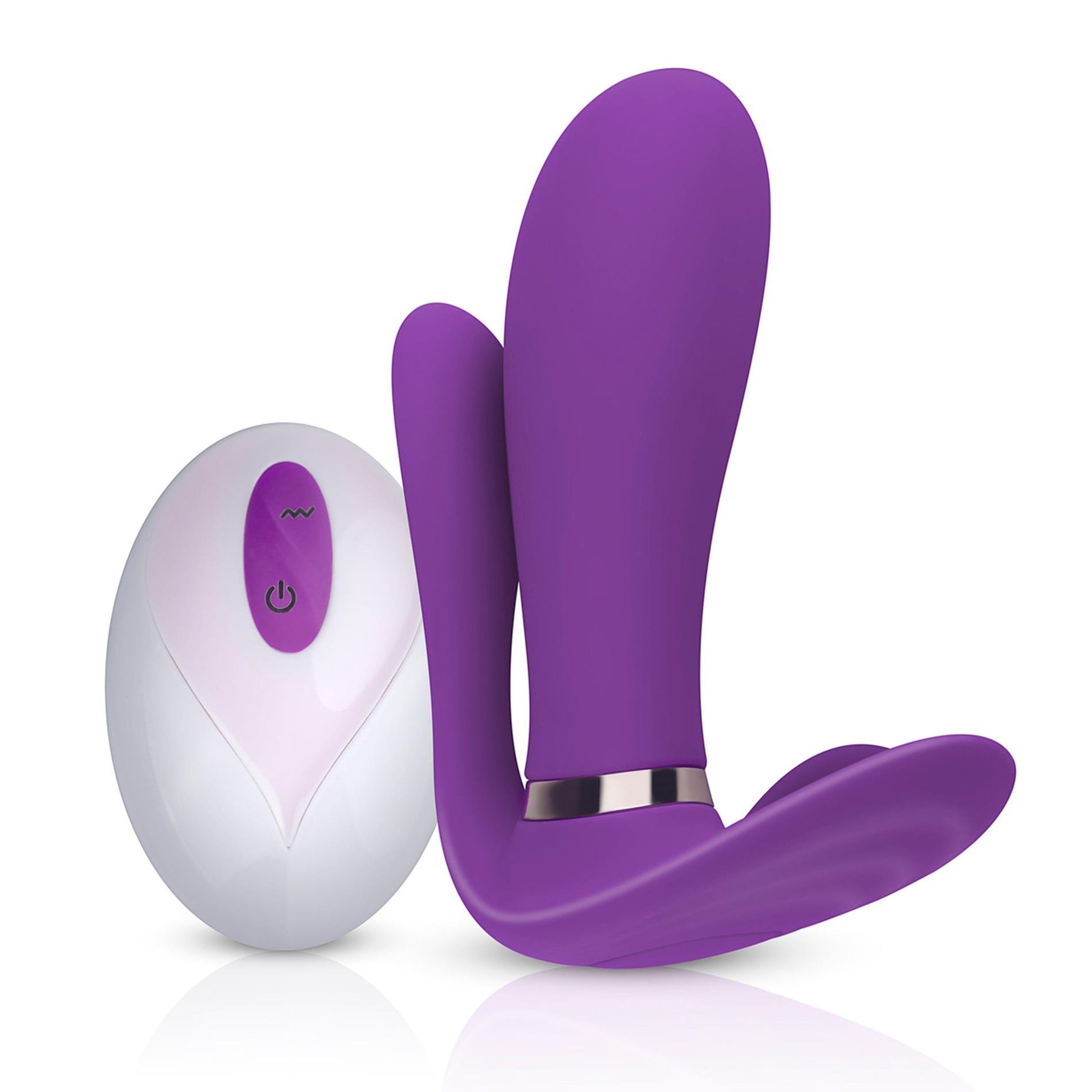 Vibrator Teazers Purple Pleaser pentru punctul G cu telecomandă