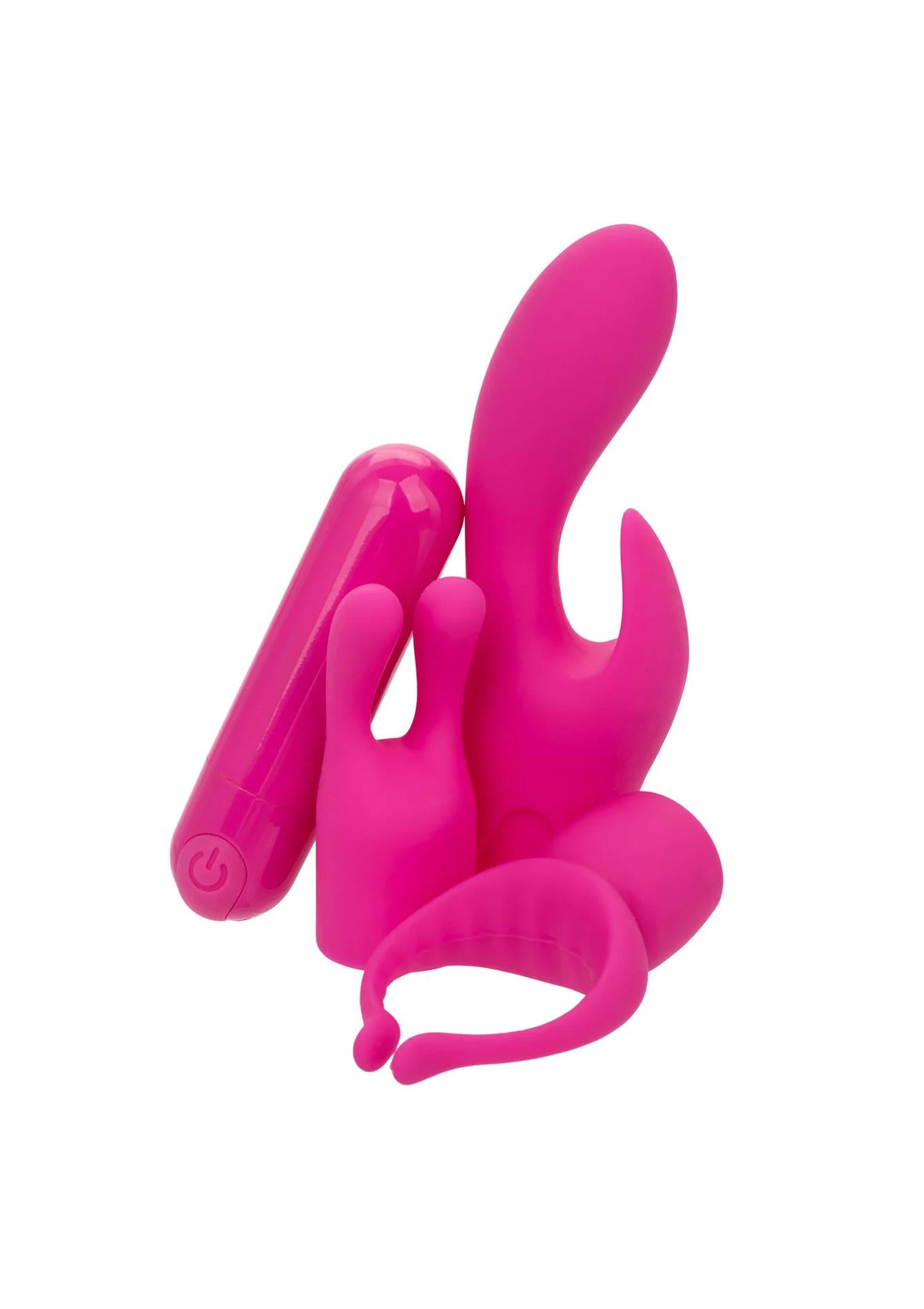 Vibrator mini USB roz Calexotics Lovers Collection