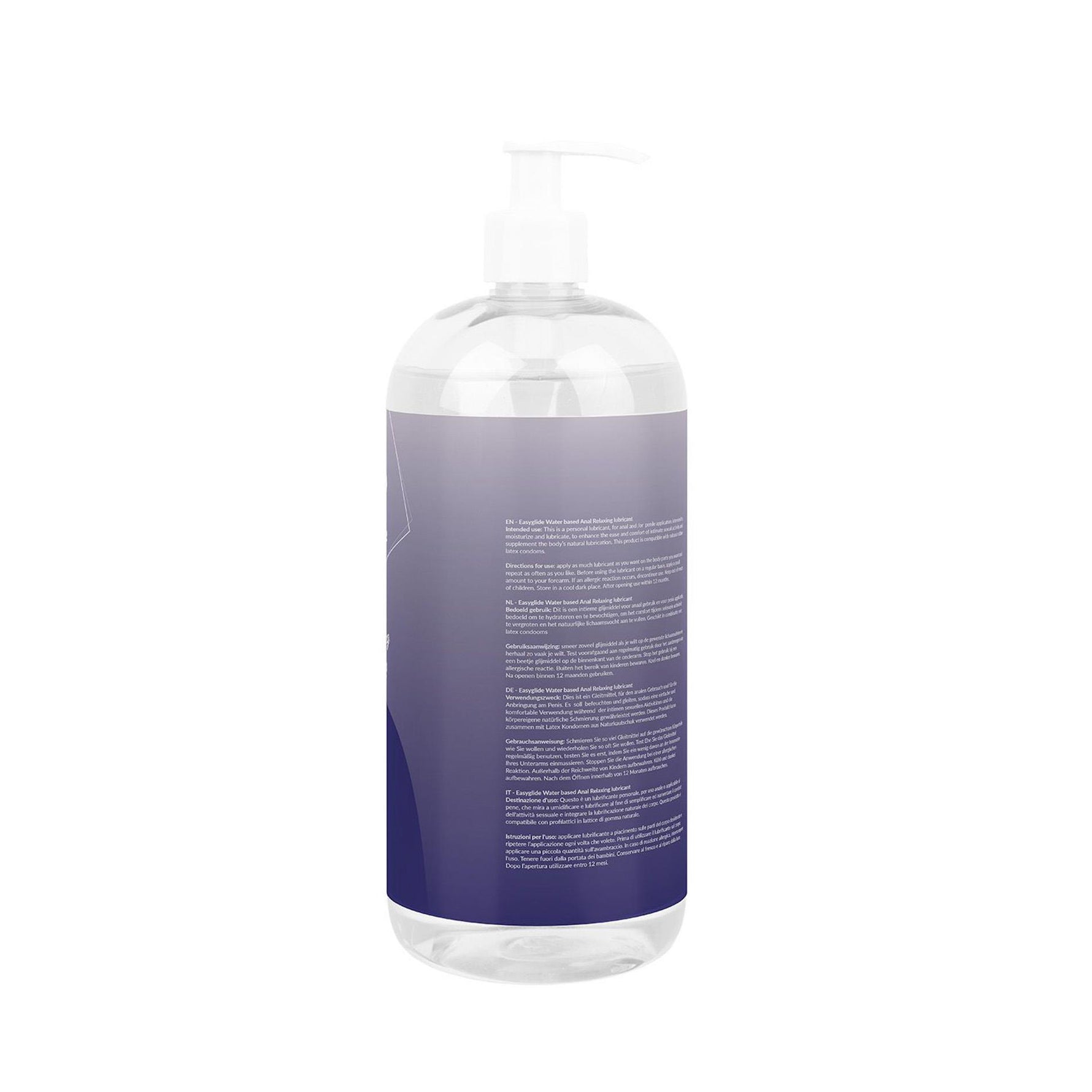 Lubrifiant anal relaxant pe bază de apă EasyGlide 1000 ml