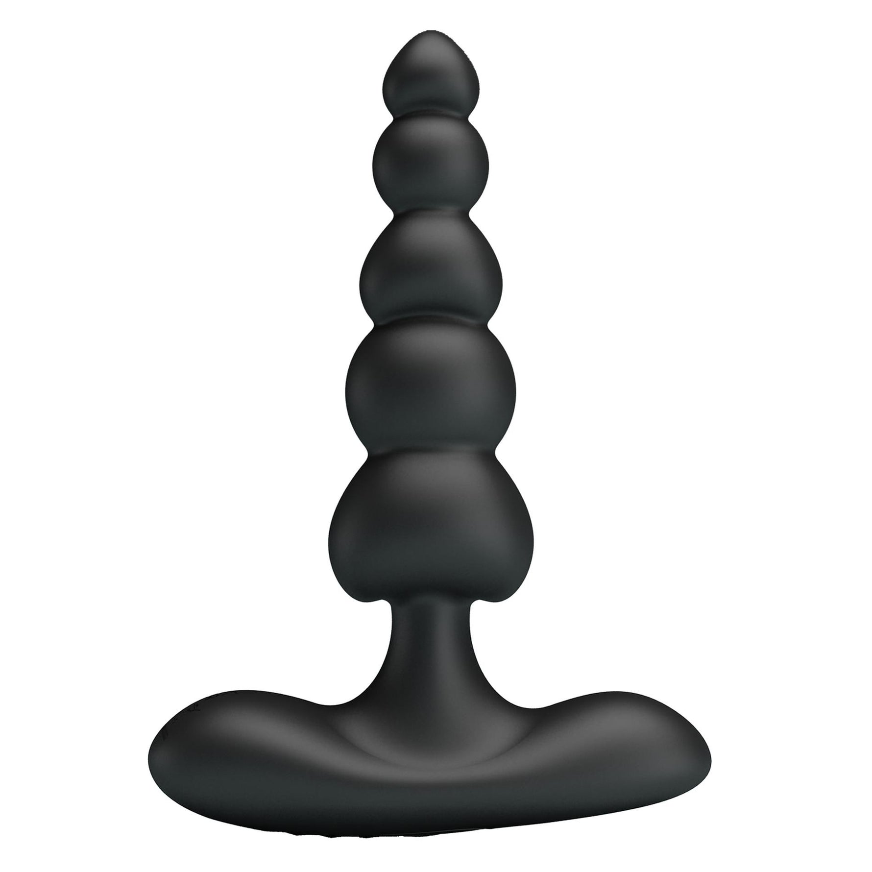 Plug anal vibrant din silicon Corban Pretty Love cu mărgele