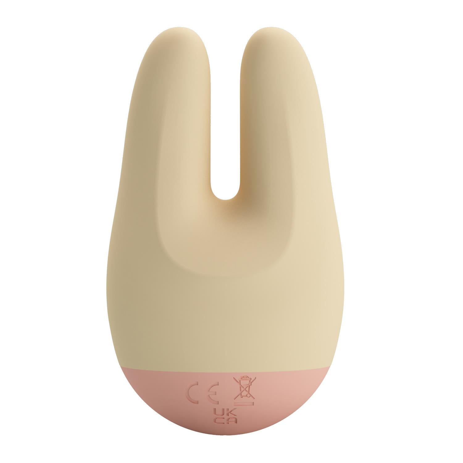 Vibrator compact Romance din silicon, tip iepuraș