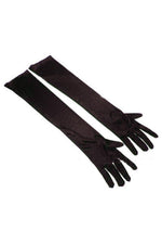 Mănuși lungi din satin negru Paris Hollywood 54 cm AICI