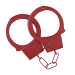 Cătușe metalice roșii 24 cm