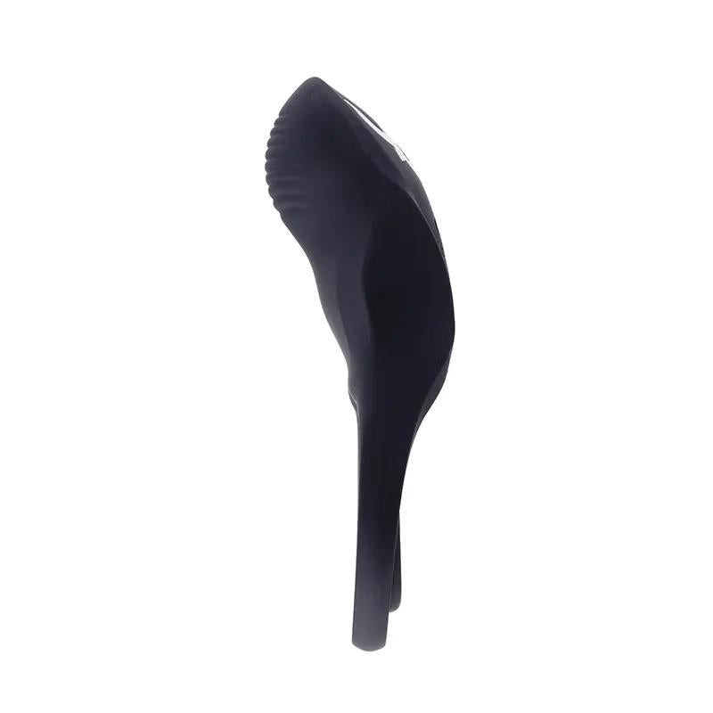 Inel vibrator dublu Hermes Fantasy Silicon USB cu telecomandă