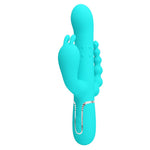 Vibrator cu triplă stimulare Pretty Love Twinkled Tenderness în formă de iepuraș