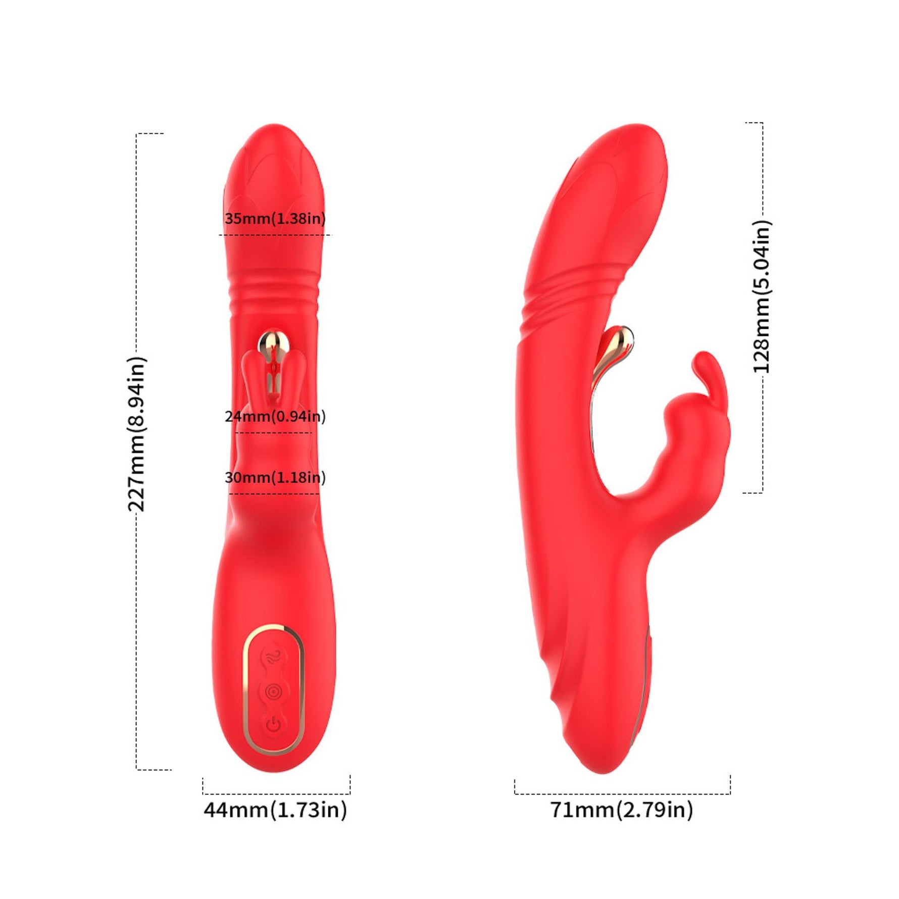 Vibrator B Series Joy Silicone Bunny 23 cm USB