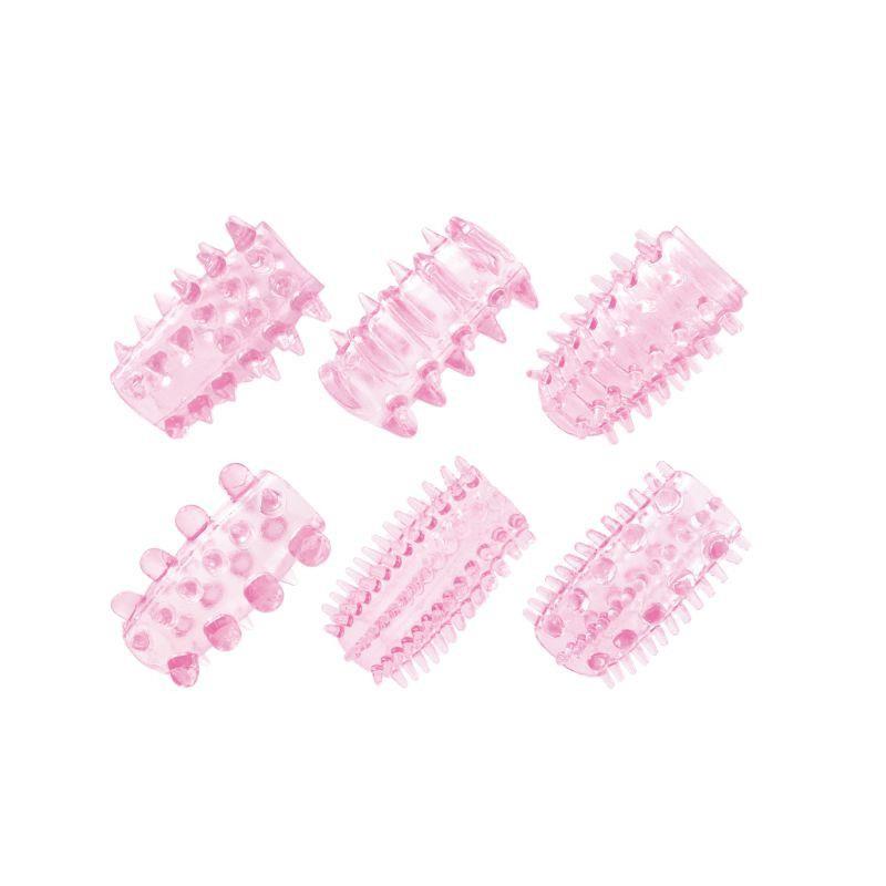 Set de 6 inele flexibile Toyz4lovers din TPE roz