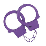Au! Cătușe metalice clasice violet