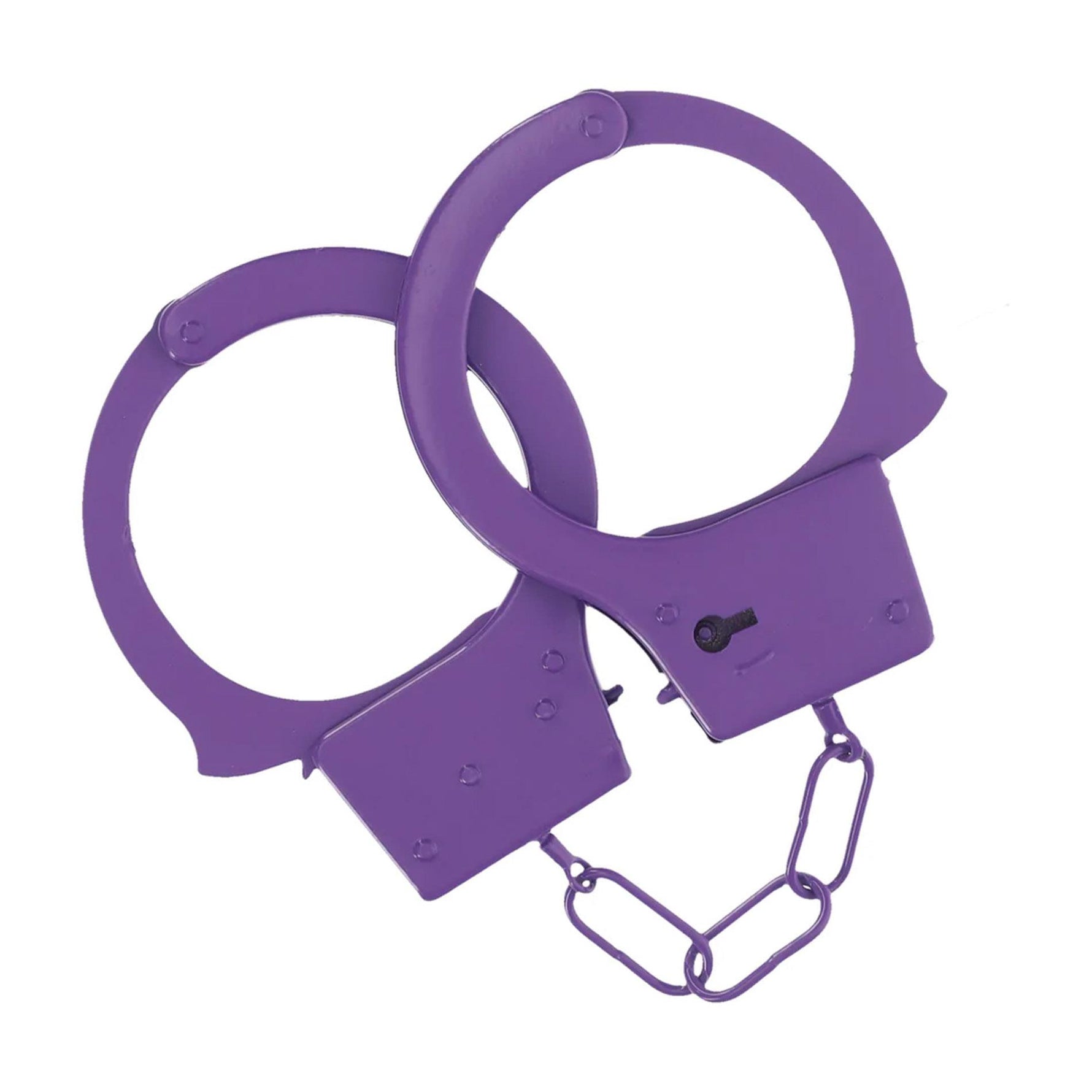 Au! Cătușe metalice clasice violet