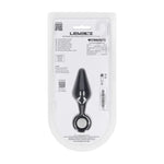 Dop anal din silicon cu buclă Levelz S negru 10cm