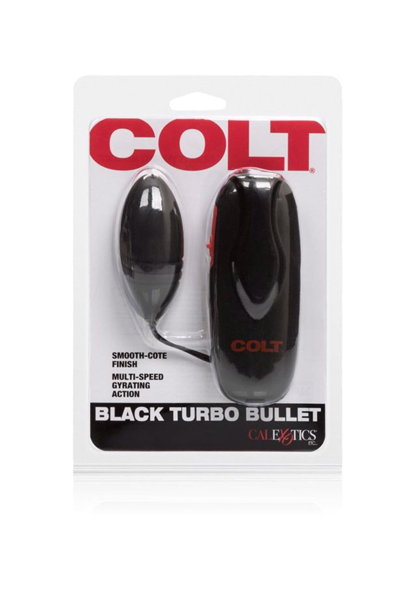COLT Turbo Bullet Ou Vibrator Negru 7.5 cm