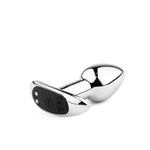Dop anal vibrant metalic USB HeavyFun seria B cu telecomandă