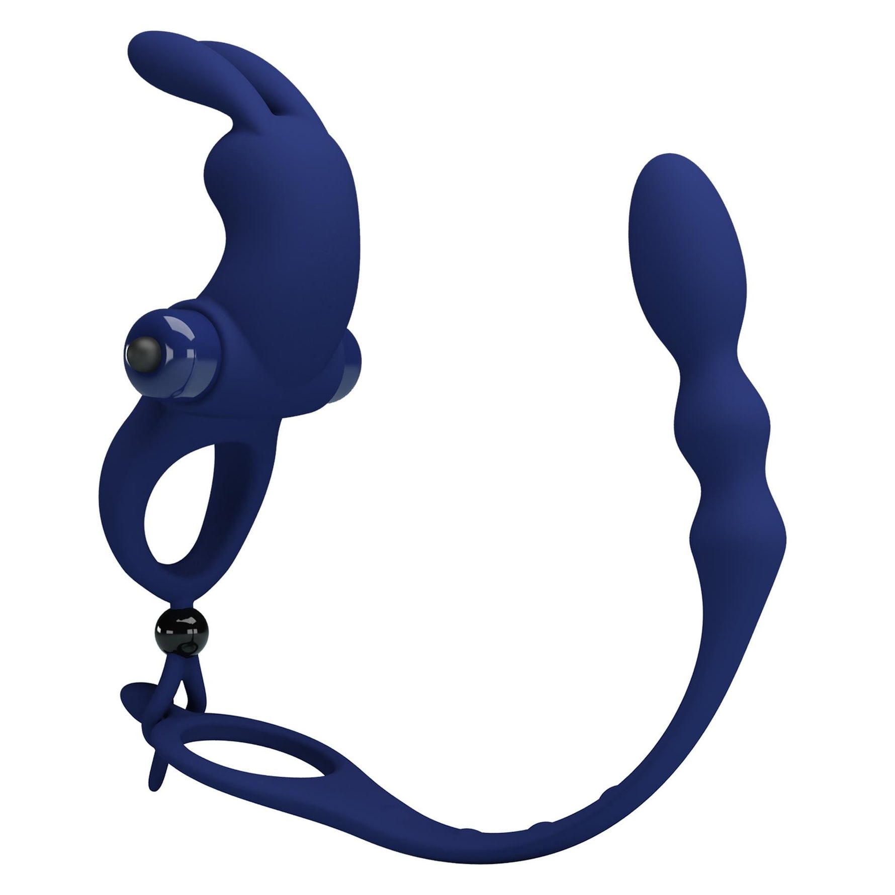 Inel vibrant pentru penis Pretty Love, silicon, impermeabil, cu 10 funcții