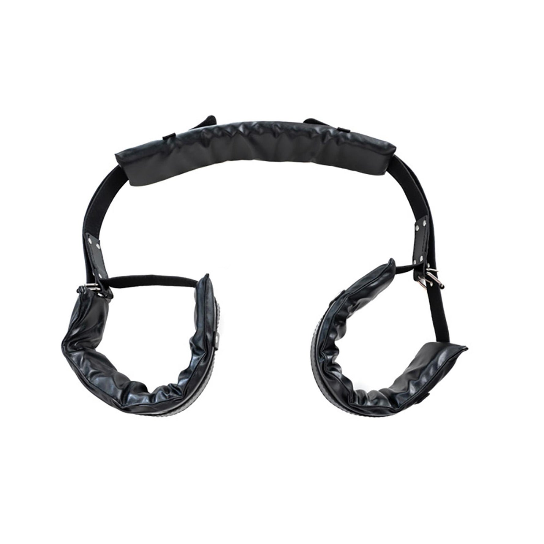 Curele de bondage reglabile pentru picioare și gât Fantasy