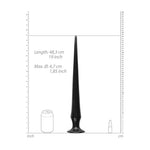 Dildo anal cu țepi Ouch 47 cm PVC