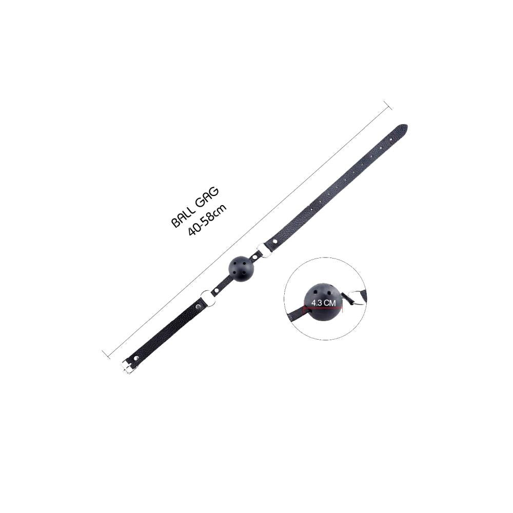 Set BDSM Secret Desires Alive, Negru, 8 Piese