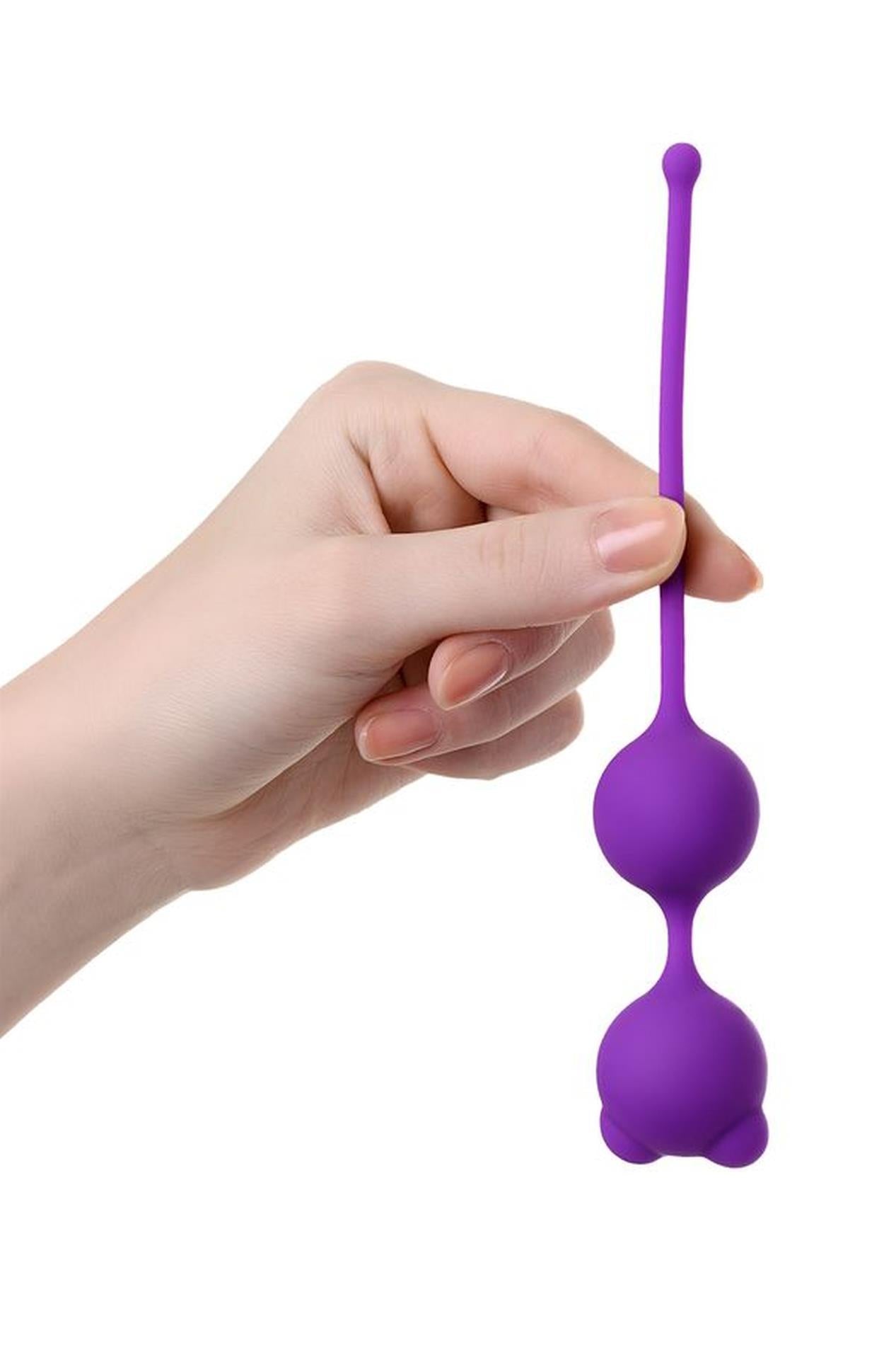 Bile vaginale din silicon A-Toys Meeko violet