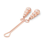Clemă clitorală Rosy Gold cu greutate subtilă