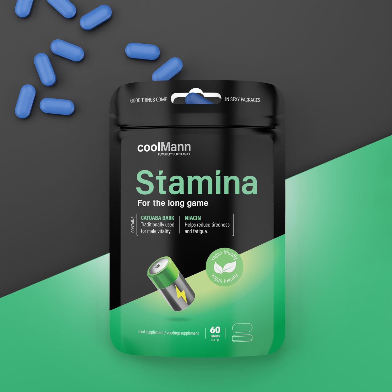 Tablete CoolMann Stamina pentru rezistență 60 de bucăți