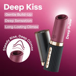 Stimulator clitoridian USB din silicon Satisfyer Deep Kiss