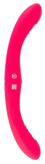 Vibrator dublu din silicon USB Couples Choice 31,2 cm