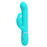 Vibrator Pretty Love Coale Twinkled Bunny cu 7 funcții de vibrație