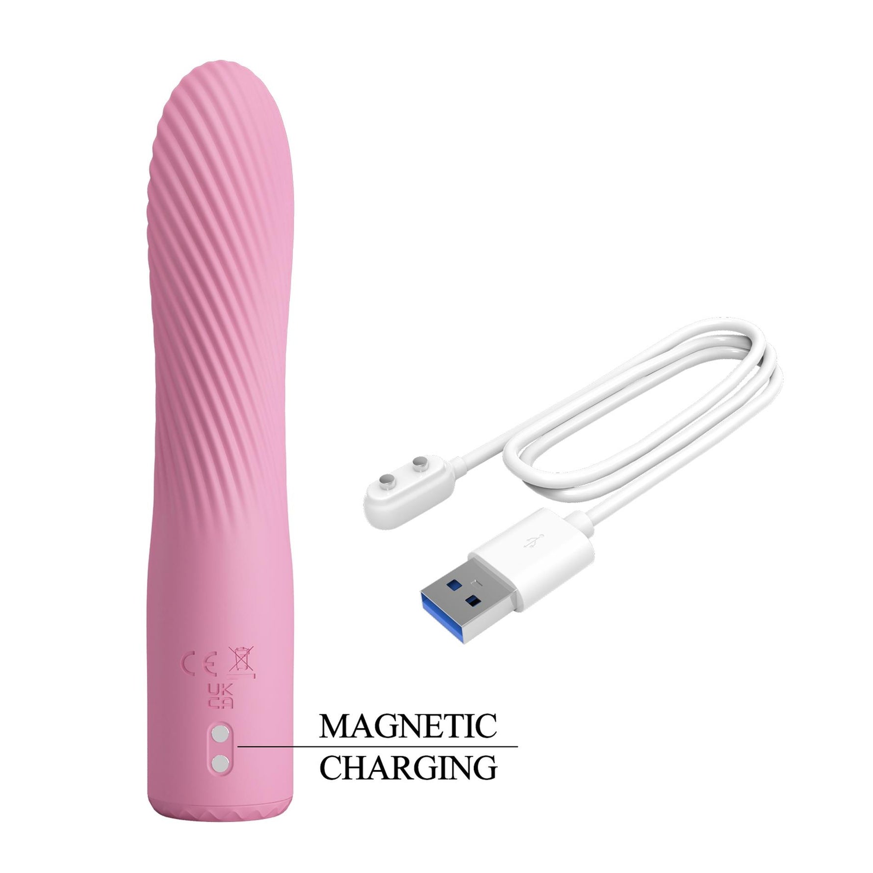 Vibrator Pretty Love Kissell din silicon pentru punctul G, 10 vibrații