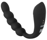 Vibrator anal flexibil din silicon Black Velvets cu USB, 26 cm
