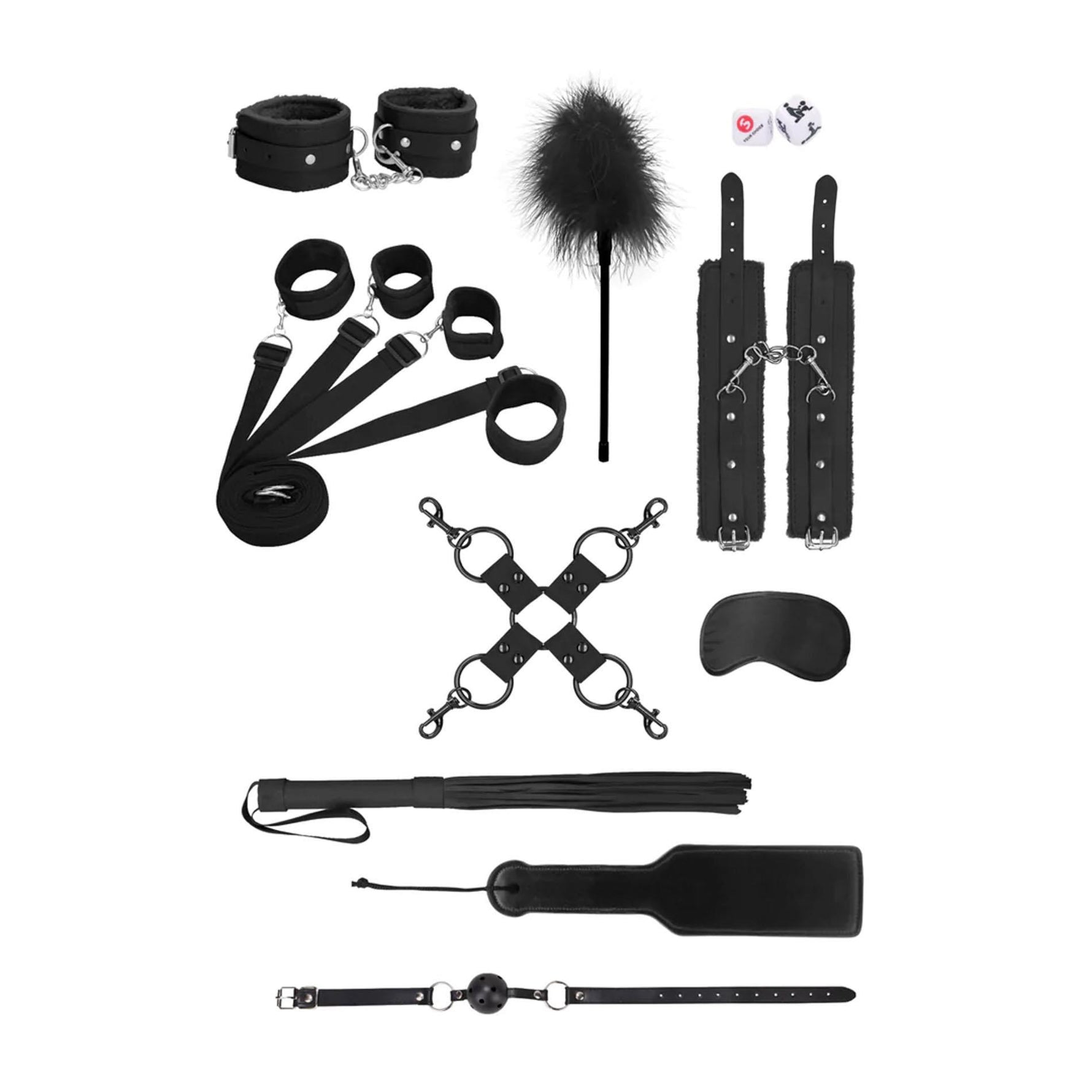 Set de bondage Supreme Ouch! pentru sub pat cu accesorii
