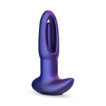 Dop anal vibrant Hueman Voyager din silicon violet cu telecomandă USB