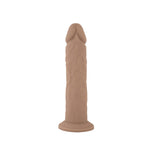 Dildo realist din silicon lichid Silexd cu ventuză 20 cm