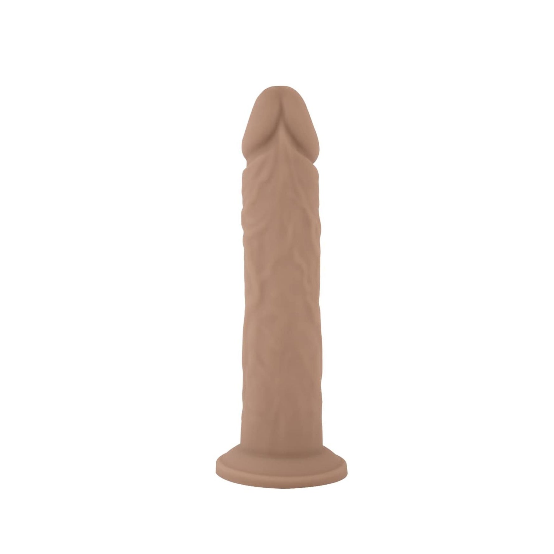 Dildo realist din silicon lichid Silexd cu ventuză 20 cm