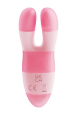 Stimulator de călătorie Glitz Pinky Promise roz USB 9 cm